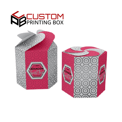 Custom Hexagon Candy Boxes