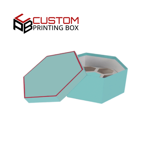 Custom Hexagon Cupcake Boxes