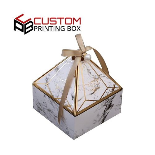 Custom Wedding Pyramid Boxes