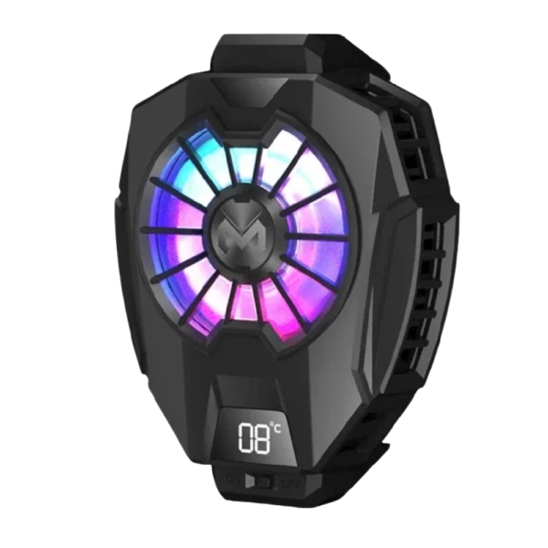 MEMO DL05 Mobile Phone Cooling Radiator | LED Temperature Display & RGB Gaming Lights