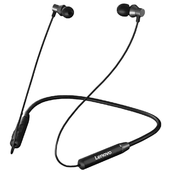 Lenovo HE05 Bluetooth Neckband | High Quality with 12-Hour Battery Life
