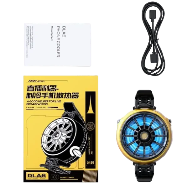 MEMO DL-A6 Mobile Cooling Fan | Advanced Semiconductor Radiator for PUBG, COD, and Mobile Gaming - Image 3