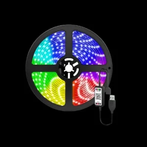 Xtrike Me HT-5050-B3 Bluetooth RGB LED Strip (3M) | USB Powered Smart Lighting with App Control