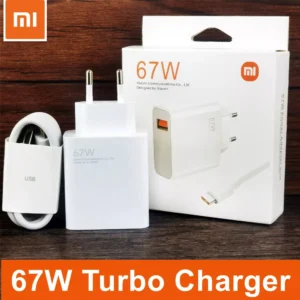 Xiaomi 67W Fast Charger with QC3.0 & Cable – EU Plug
