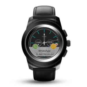 NoiseFit Fusion Hybrid Smartwatch – Black Strap